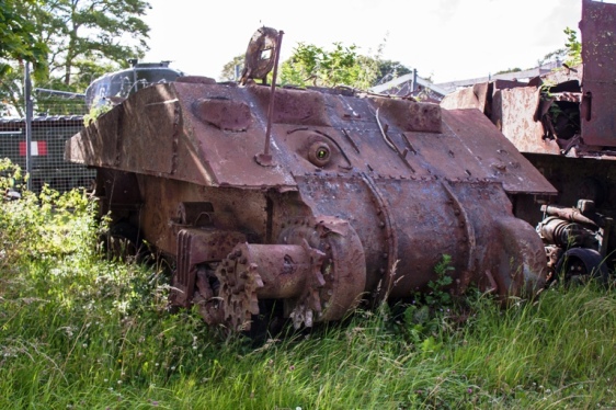 By Simon Q from United Kingdom (Rusting Sherman Hull Uploaded by High Contrast) via Wikimedia Commons